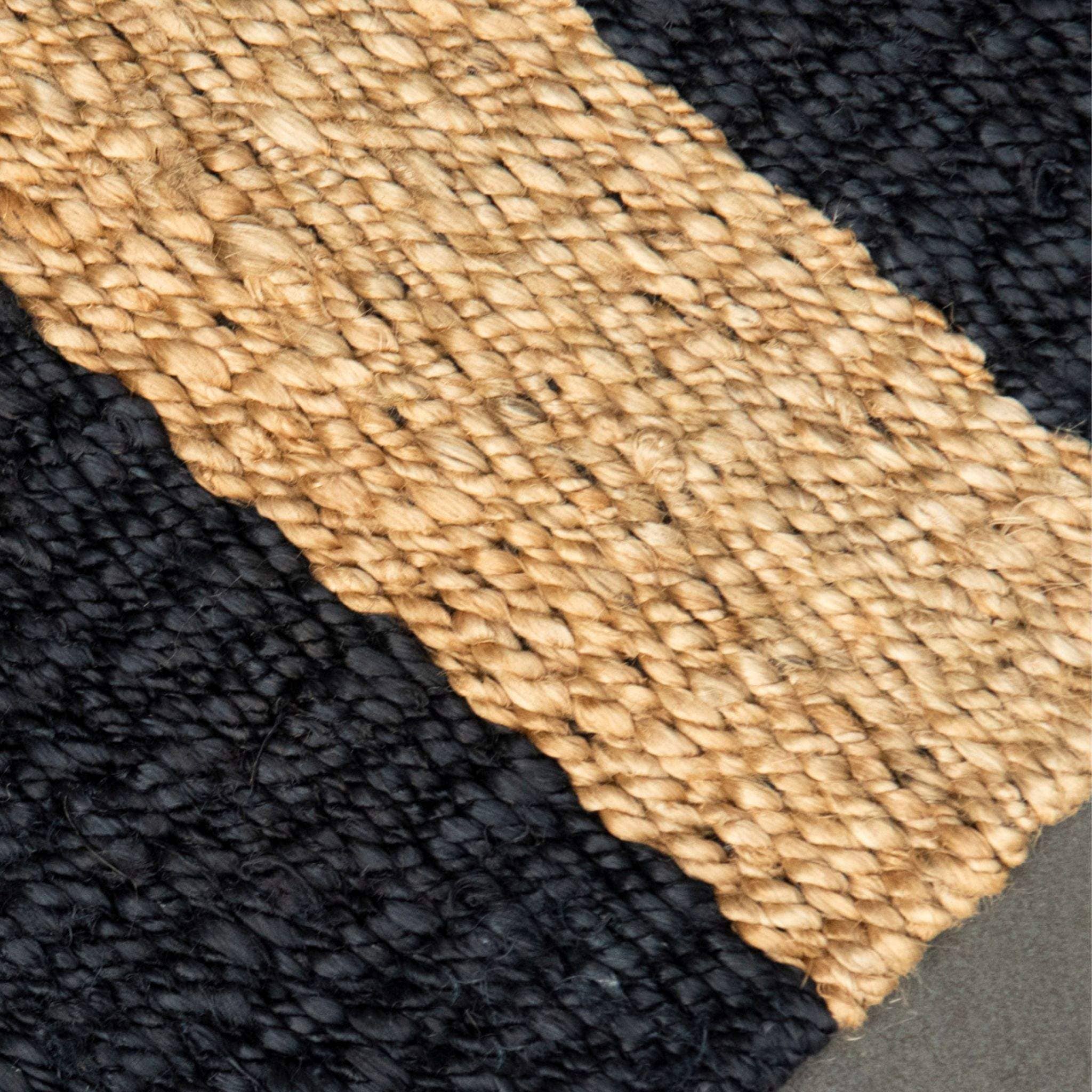North Avalon - Wholesale Door Mat - Irving | Stripe Jute Flatweave Rug5