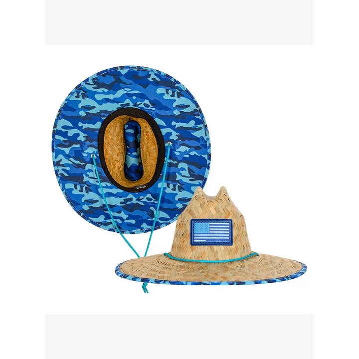 Soul of Adventure - Vendita all'ingrosso Cappello di paglia - Unisex - Cappello di Paglia Classico / Cappello da Bagnino – Ampia Tesa UPF 50+10