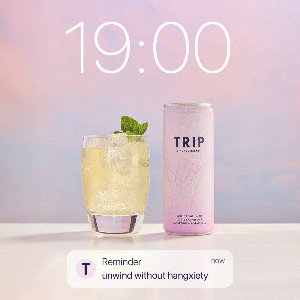 TRIP - Wholesale Non-Alcoholic Aperitif/Mocktail - Elderflower Mint Mindful Blend5