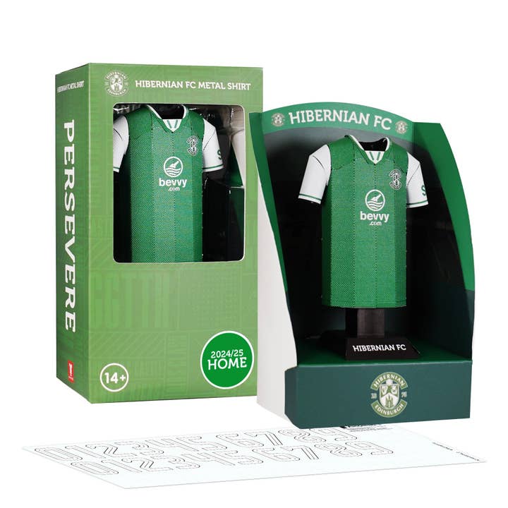 Maillot domicile en métal Hibernian FC 24/25 pour la vente par Alloy Collectors