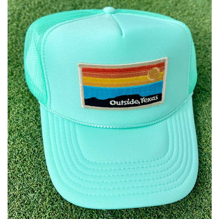 Outside, Texas - Wholesale Trucker Hat - Unisex - OTX Foam Trucker: Horizon Patch40