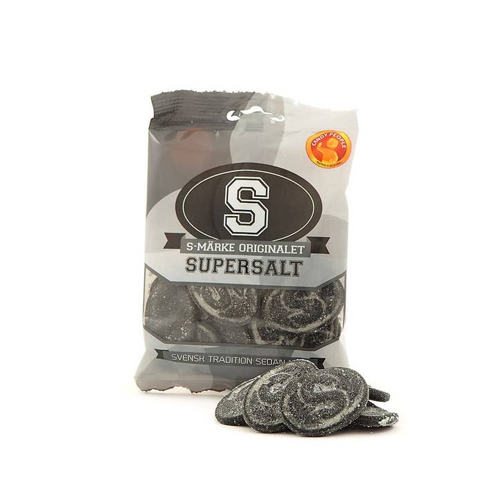 Swedish Godis Shop - Wholesale Licorice - S-Märke Supersalt