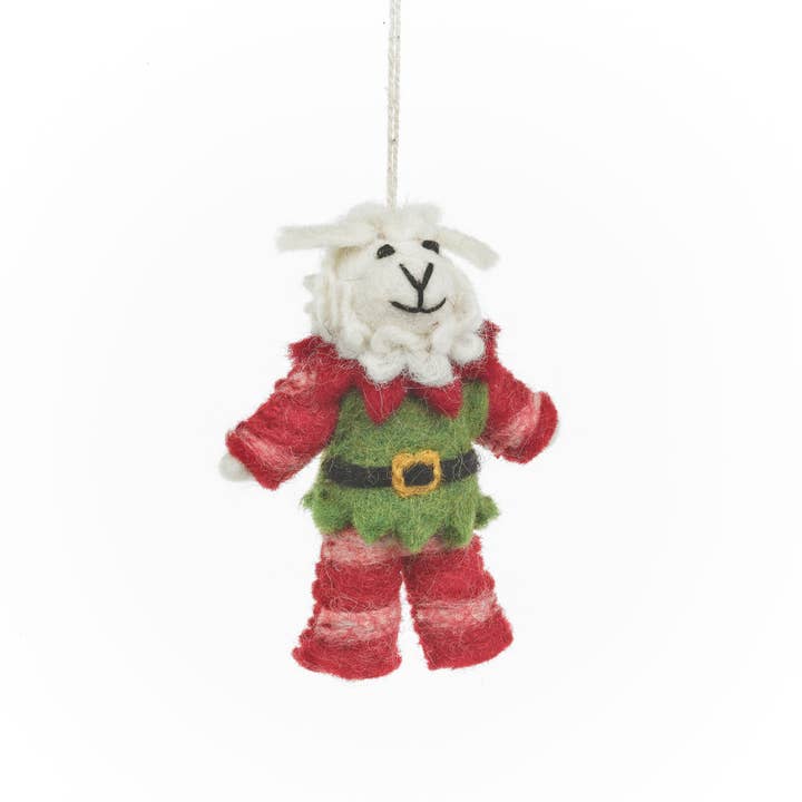 Handmade Needle Felt Hanging Christmas Decoration - Arctic Explorer Penguin Handmade Needle Felt Hanging Christmas Decoration - Arctic Explorer Penguin