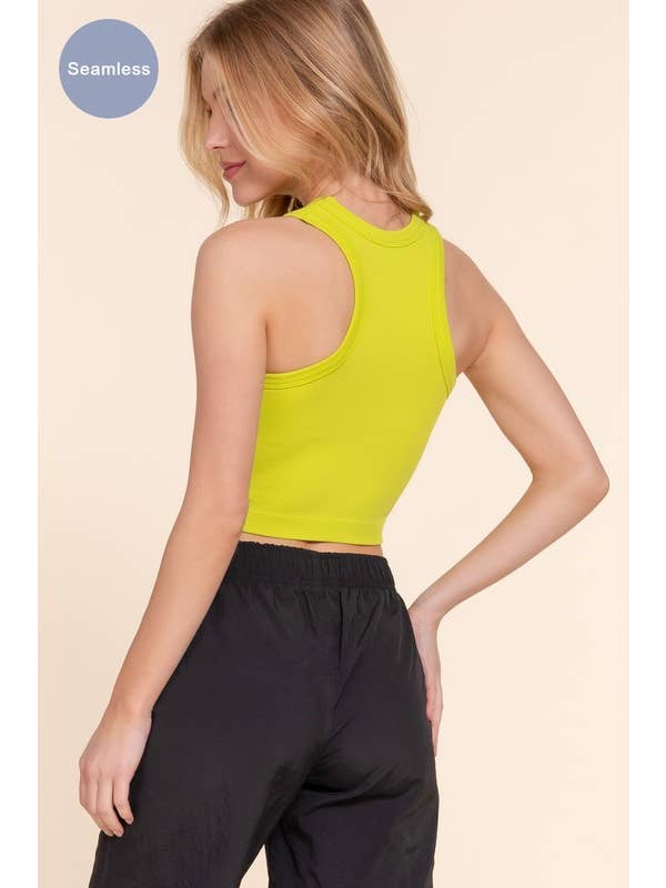 Active Basic | Active USA – Großhandel Strickoberteil – Damen – Ärmelloses, nahtloses Ripptop mit Rundhalsausschnitt5