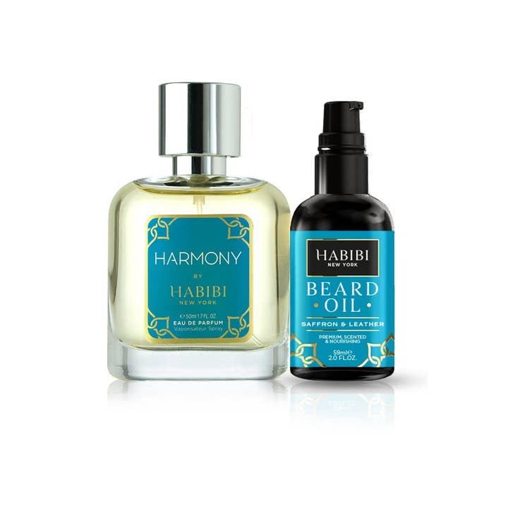 HABIBI NEW YORK - Wholesale Beard Styling Product - HABIBI® Harmony Unisex Parfum & Saffron & Leather Beard Oil