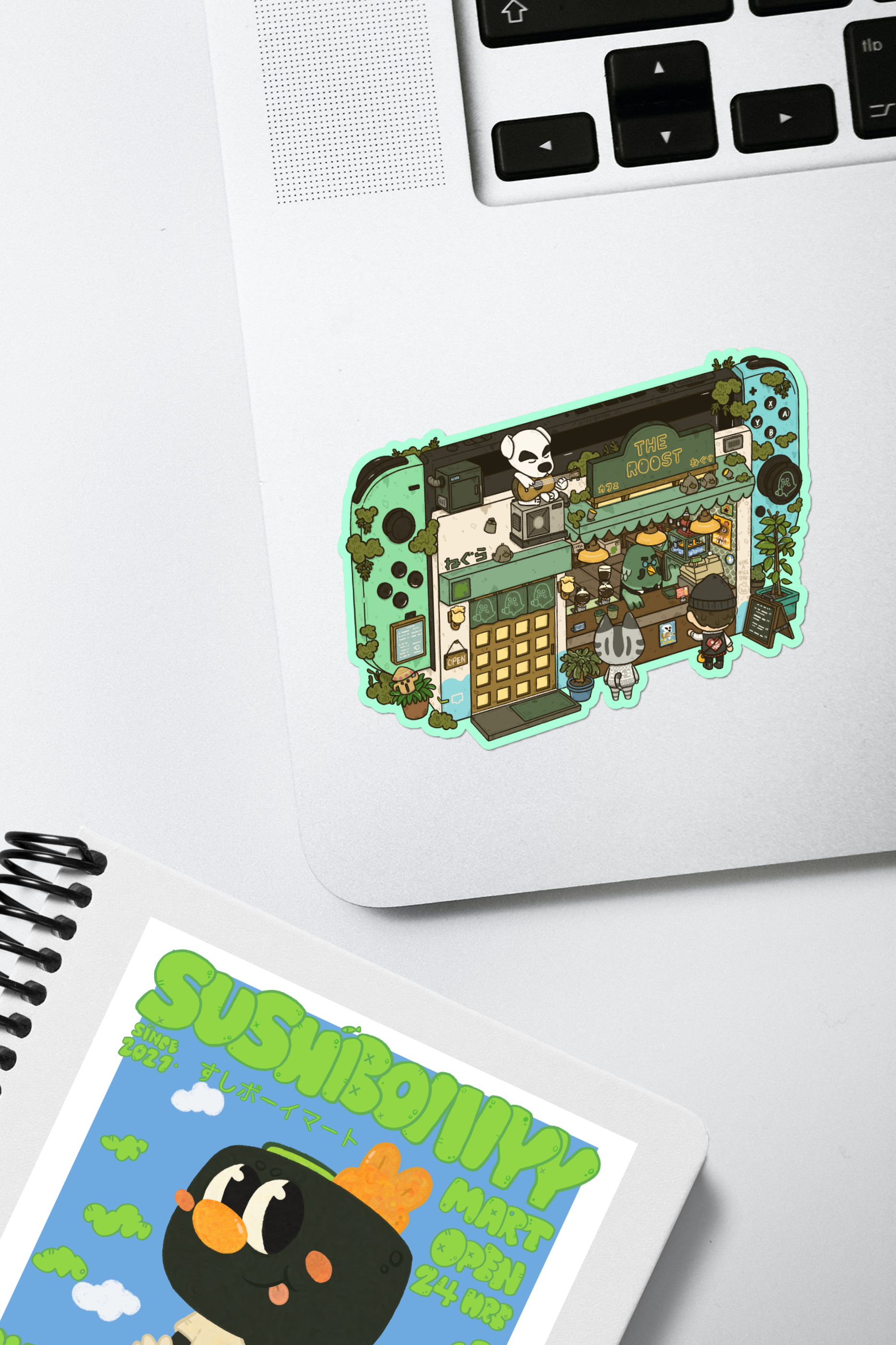 sushiboiiiyy - Wholesale Sticker - Switch Cafe Vinyl Sticker1