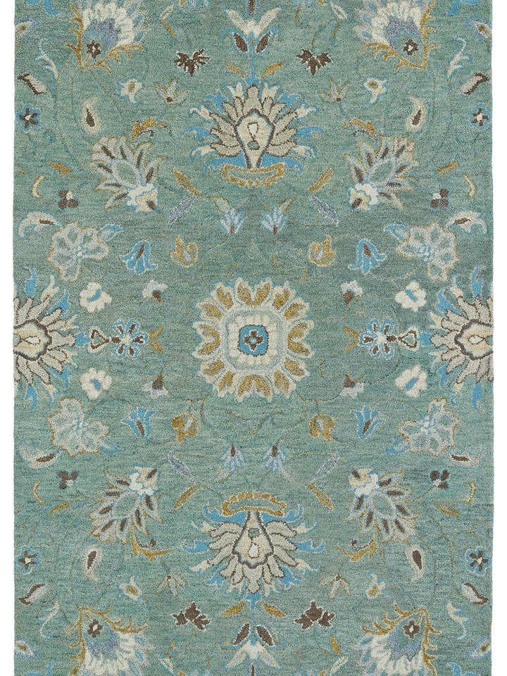 Couloir de course Helena Collection Mint de 2 pi 6 x 8 pi pour la vente par contempo fashion