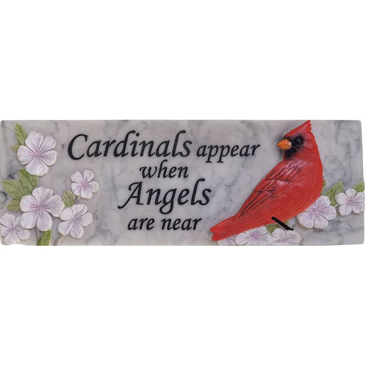 Cardinals Appear Desk Sign for wholesale by Spoontiques, Inc