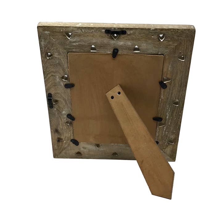 Wilco Home - Venta al por mayor Marcos de fotos - Marco de fotos Leon tallado a mano con caballete, decoración otoñal2