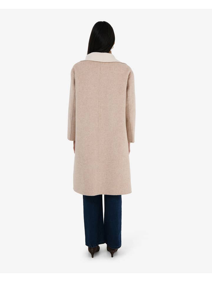 Oat Marle Forcast Women's Diana Wool Blend Cocoon Coat for wholesale on Faire5