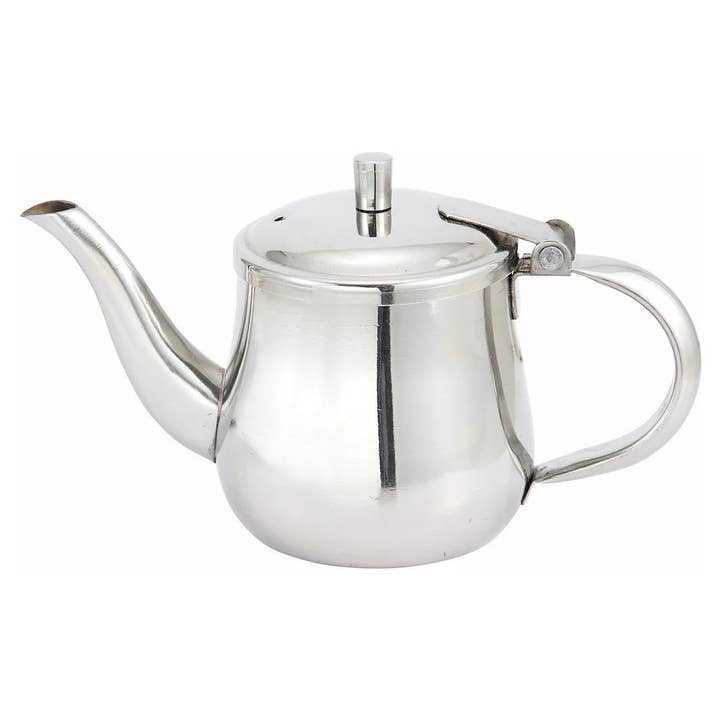 GS-10 10 oz Stainless Steel Gooseneck Server for wholesale by EcoQuality