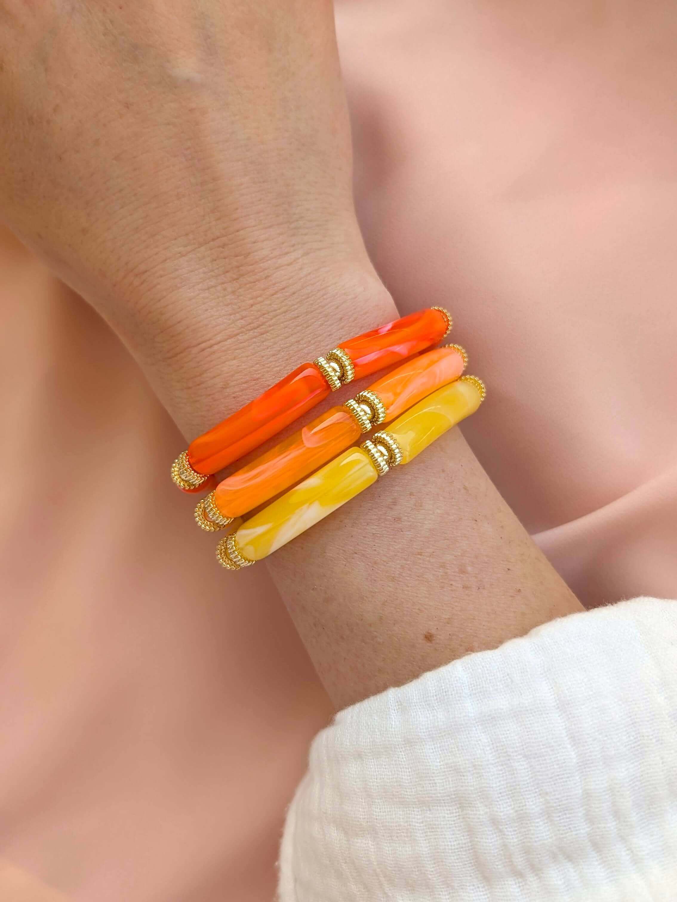 L'Atelier d'Artémis - Venta al por mayor Pulsera de cuentas - Pulsera elástica SALMA29