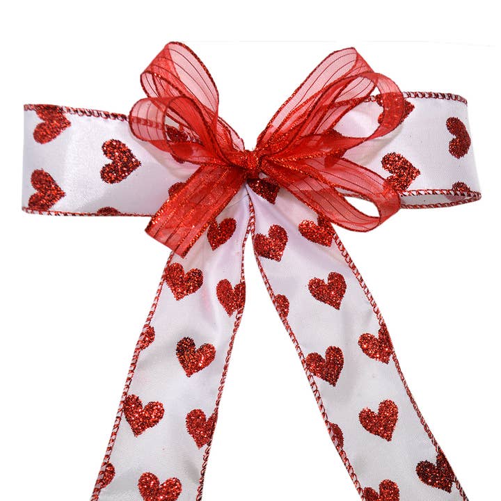 #7114 Cherished Hearts (wired) for wholesale by Morex Ribbon