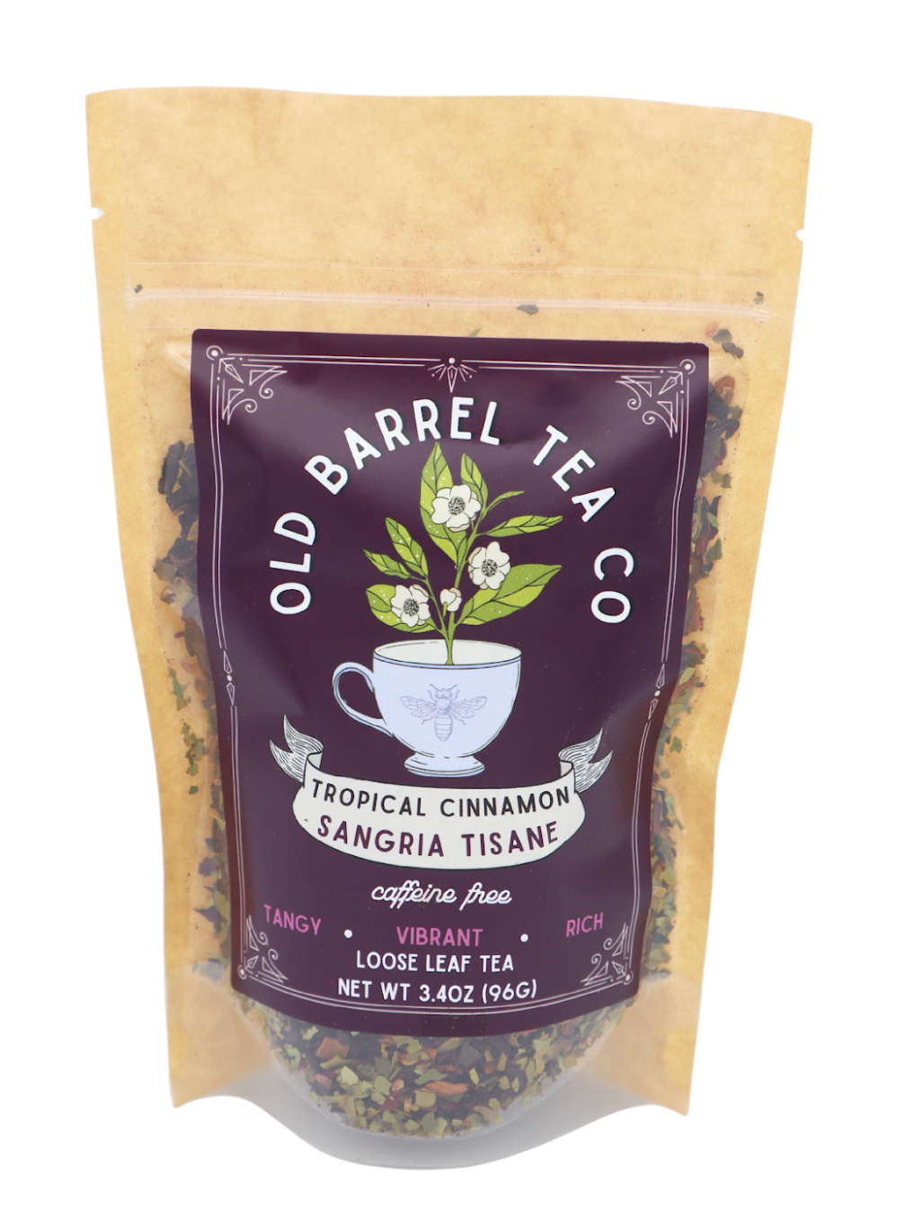 Old Barrel Tea Co - Wholesale Loose Tea - Tropical Cinnamon Sangria0