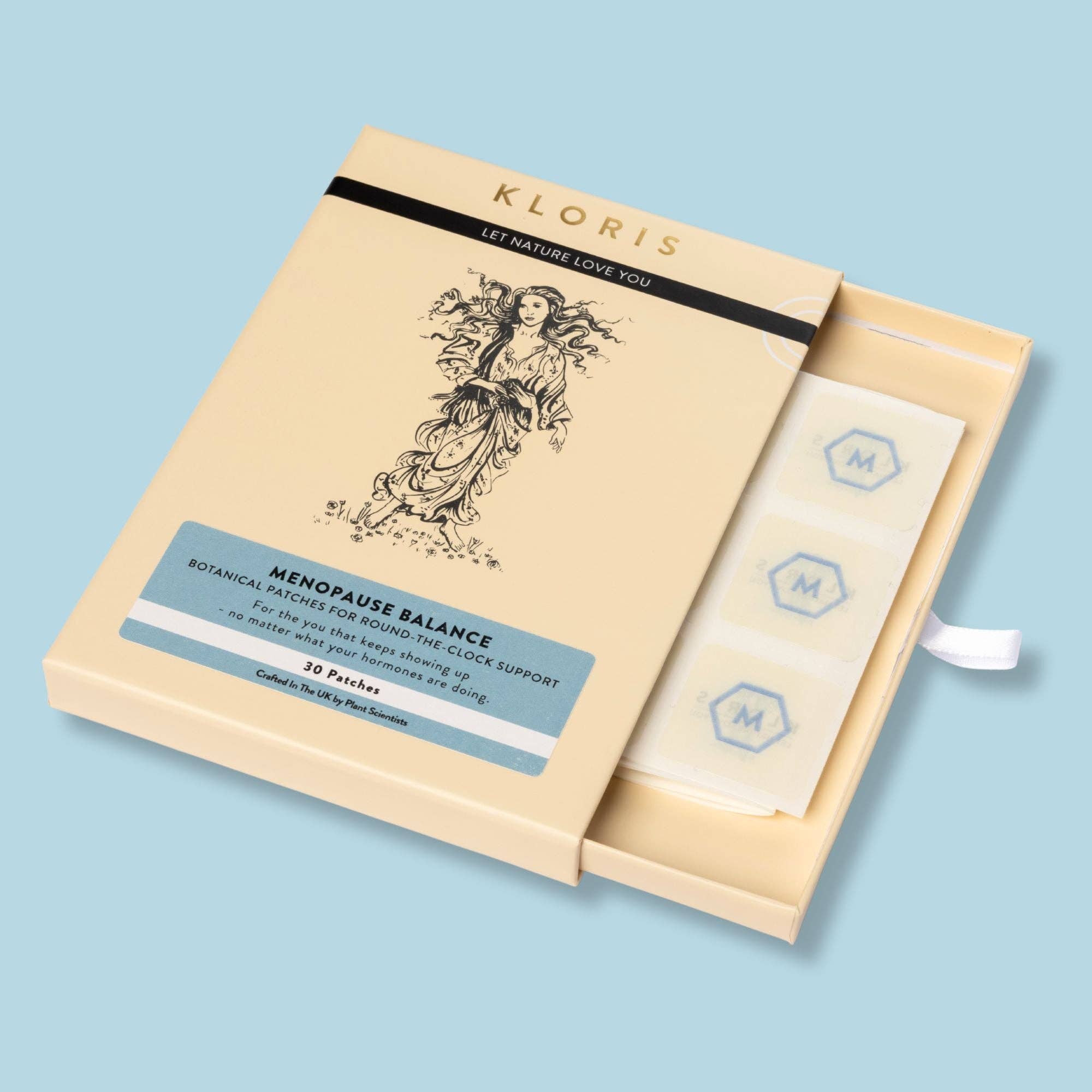 KLORIS – wholesale Topical wellness patches – Menopause Balance Patches – Natural Daily Relief 30 Day Pack6