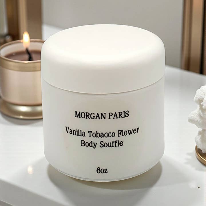Morgan Paris Skin Boutique - Wholesale Body Balm/Butter - Vanilla Tobacco Flower Body Souffle 6oz3