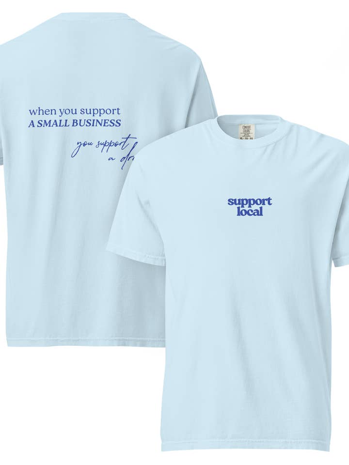 Support Local Unisex Tee for wholesale by kash co studio