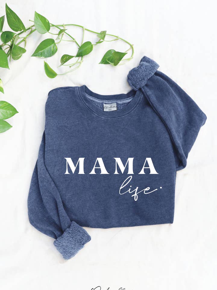 Felpa MAMA LIFE Mineral Graphic per la vendita all'ingrosso da parte di OAT COLLECTIVE