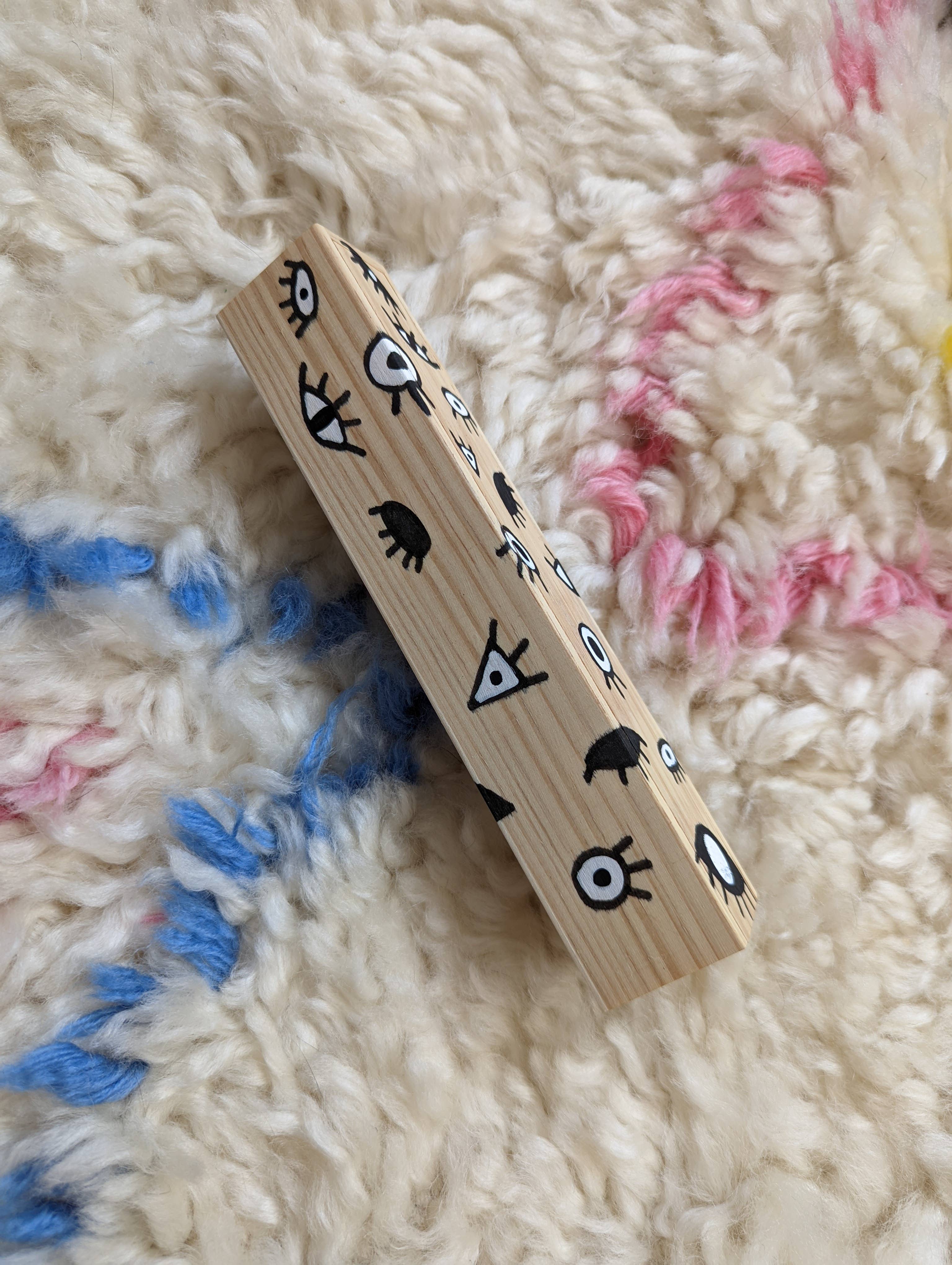 Foreignspell - Wholesale Decorative Box - Eyes | Hand-Painted, One-of-a-Kind Wooden Box7