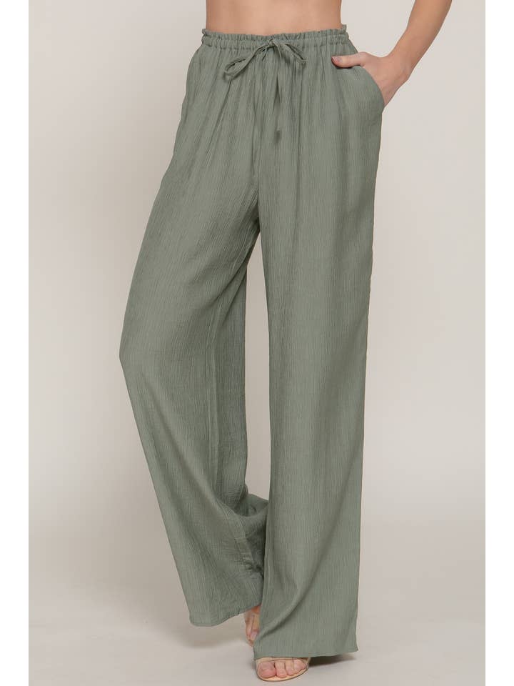 Active Basic | Active USA – wholesale Byxor - Dam – Byxor med resårmidja och justerbar snodd, vida och luftiga10