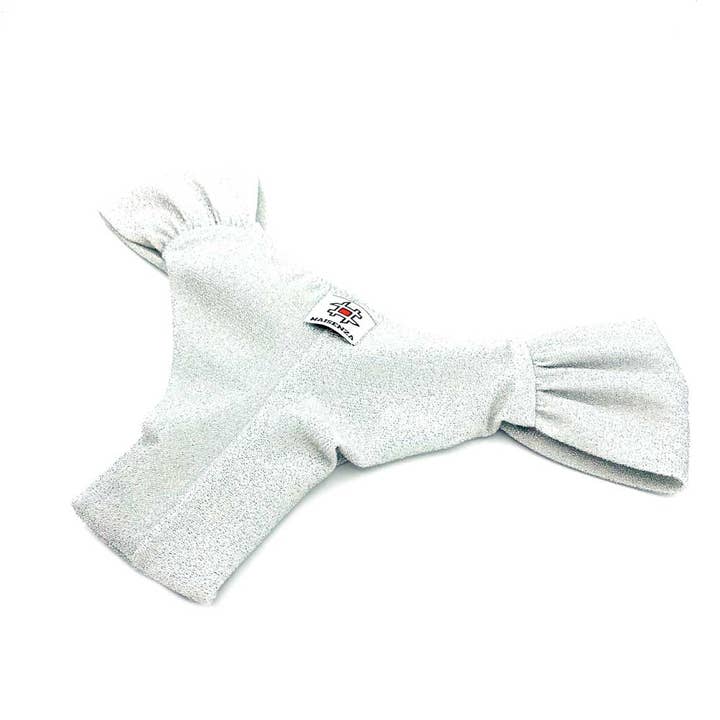 Monokini Bandeau - Blanc Pailleté pour la vente par #MAISENZA