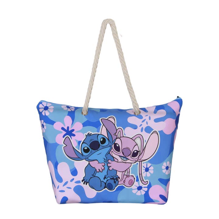 KARACTERMANIA - Vendita all'ingrosso Borsa da spiaggia - Disney Lilo e Stitch Hug-Borsa da Spiaggia Soleil