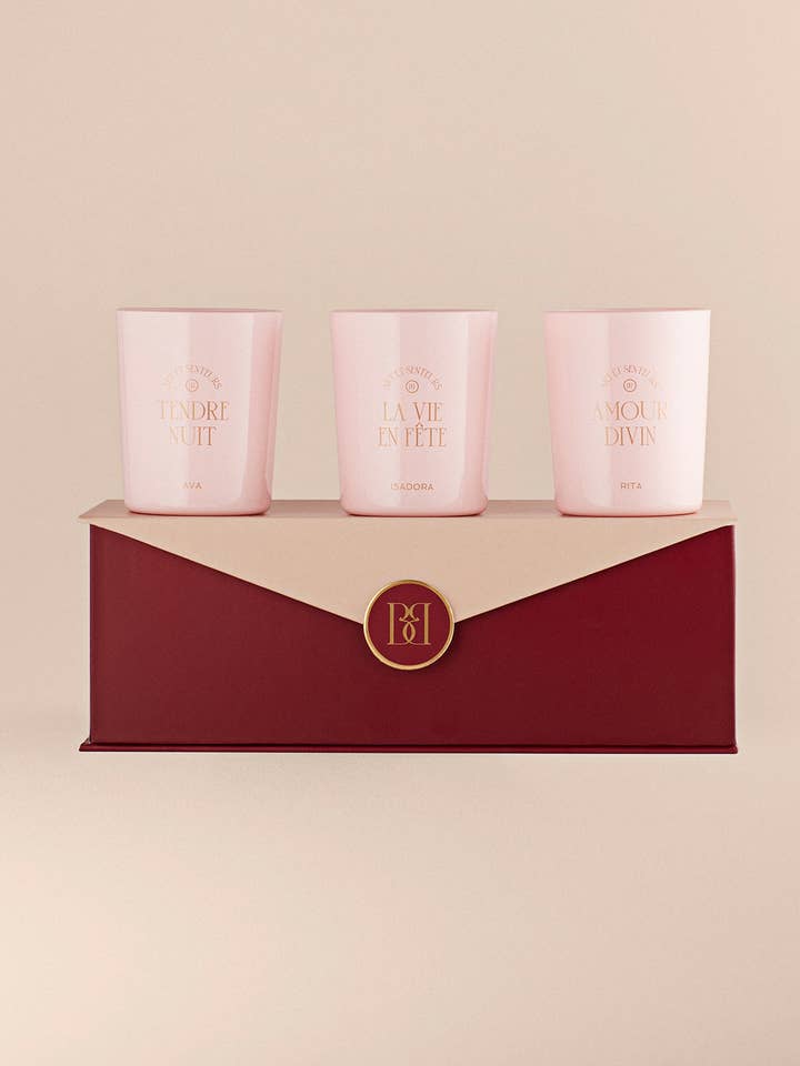 CANDLE TRIO for wholesale by BUGAIA