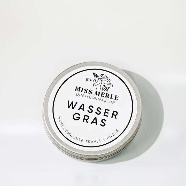MISS MERLE Duftmanufaktur - Wholesale Travel Candles - Travel Candle Sea Grass 90g1