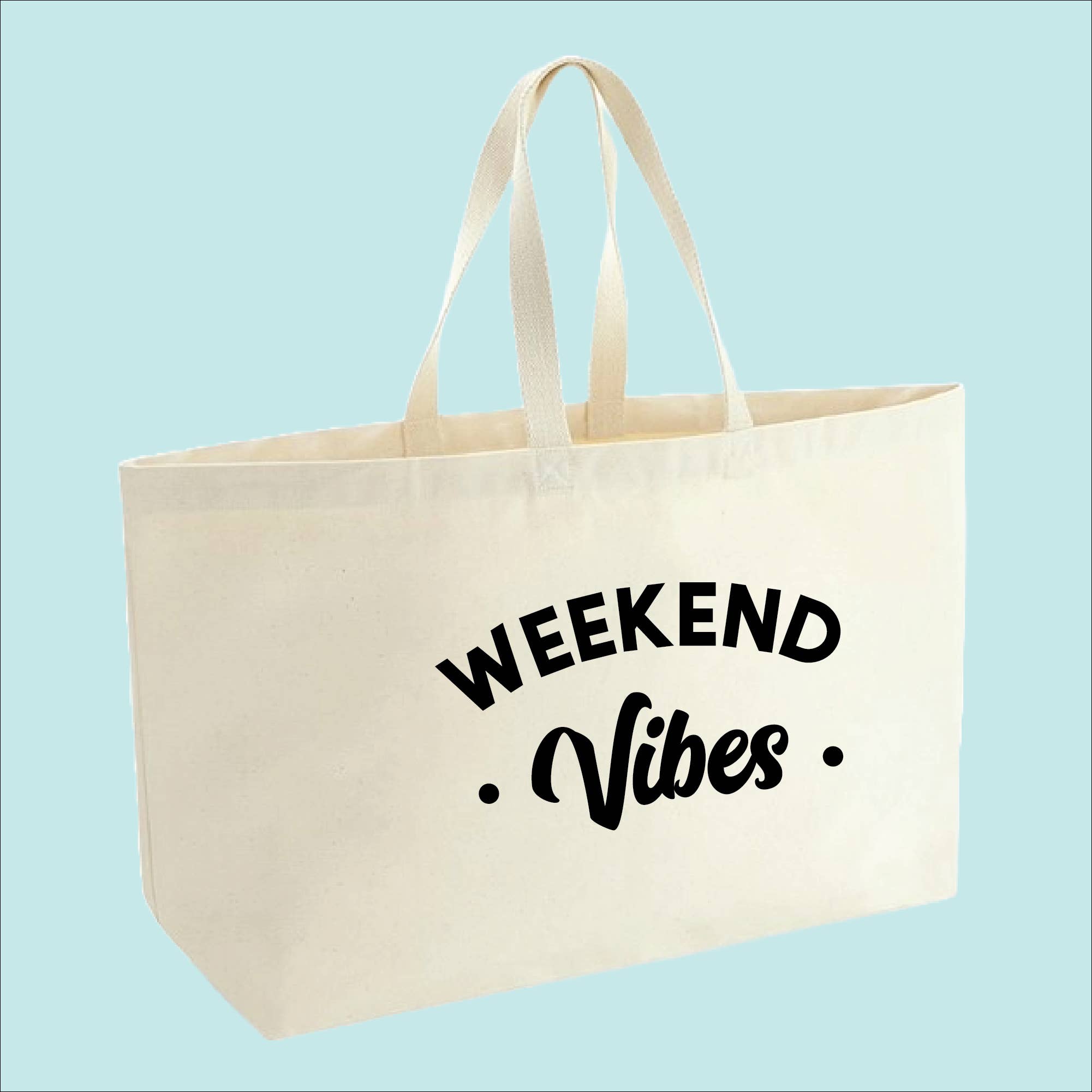 Lovetree Design – wholesale Tote bag – Women's – Weekend Vibes Premium Oversized Tote Bag5