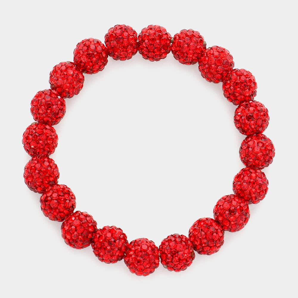 Sensibling Corp. – wholesale Beaded bracelet – Shamballa Ball Beaded Stretch Bracelet17
