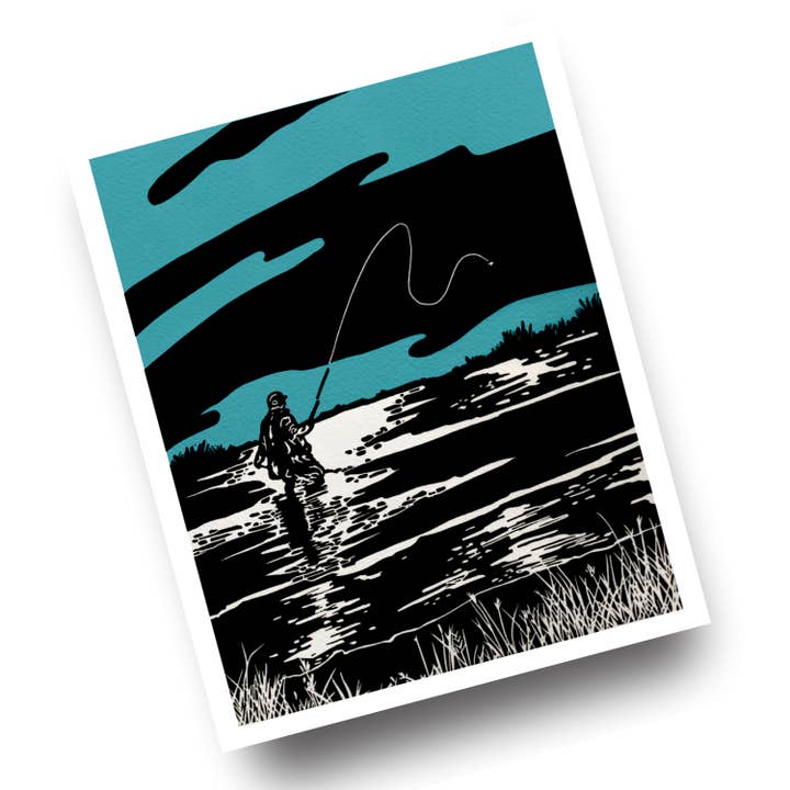 Memories On The Metolius Art Print for wholesale by PrintsOnTheTrail