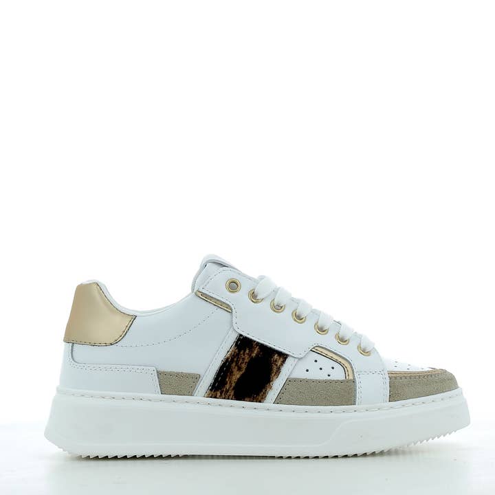 Hodea Sneakers Michela ægte læder Hvid for engroshandel hos HODEA