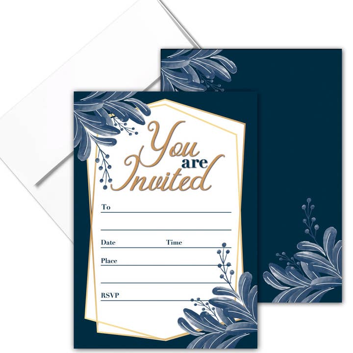 Fill-in Party Invitation for Weddings, Birthdays & Showers for wholesale by Stonehouse Collection