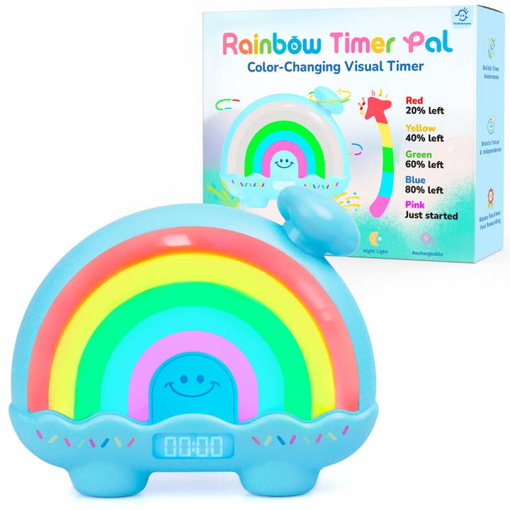 Timer Pal - Rainbow Visual Timer - Blue for wholesale by The Pal Company