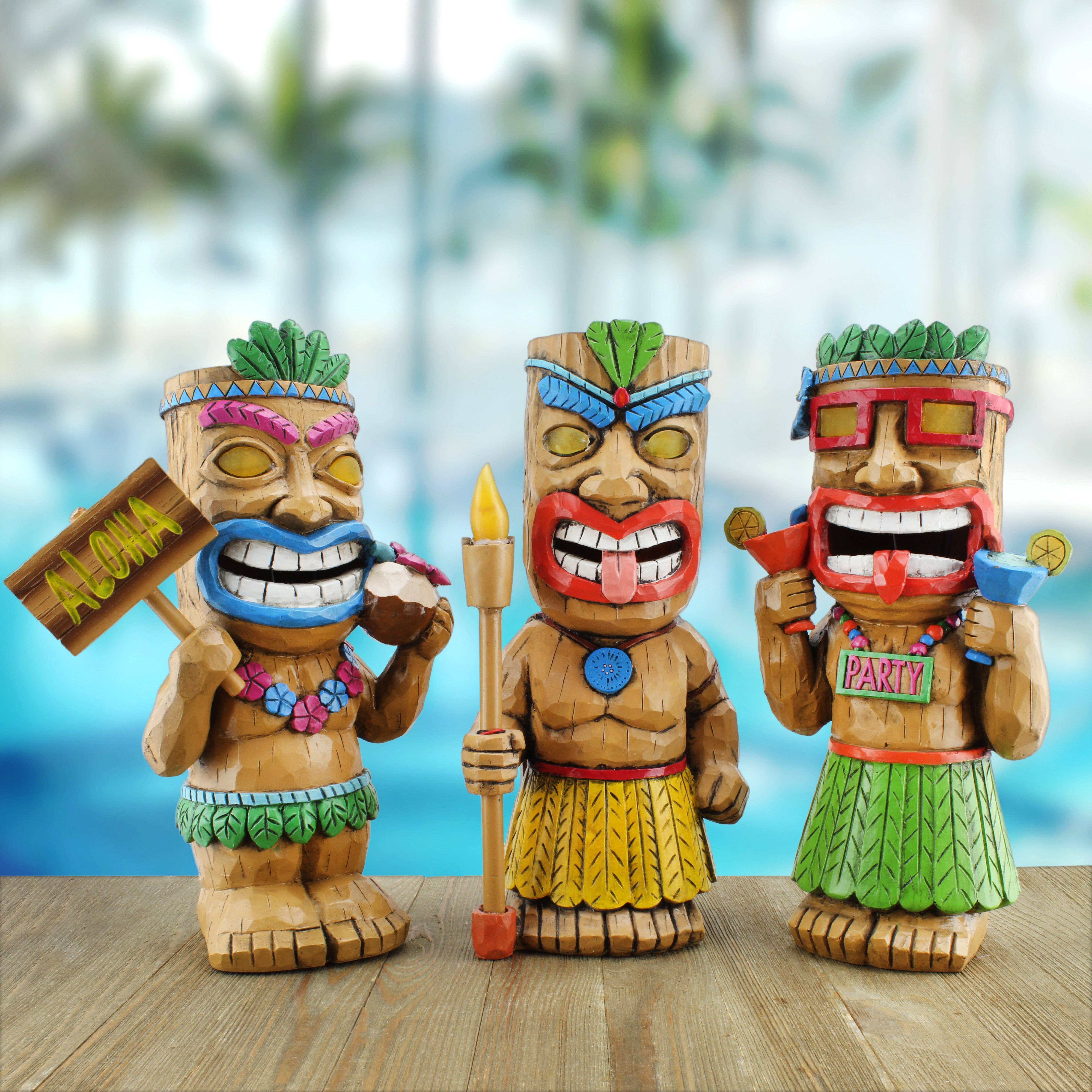 Kurated Korner - Wholesale Outdoor Ornament/Decor - Darware Tiki Garden Statues4