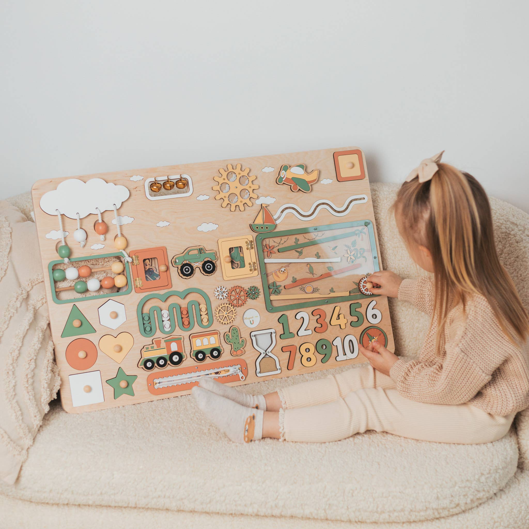 Busy Puzzle - Wholesale Wood Toy - Kids - Busy Board XXL5