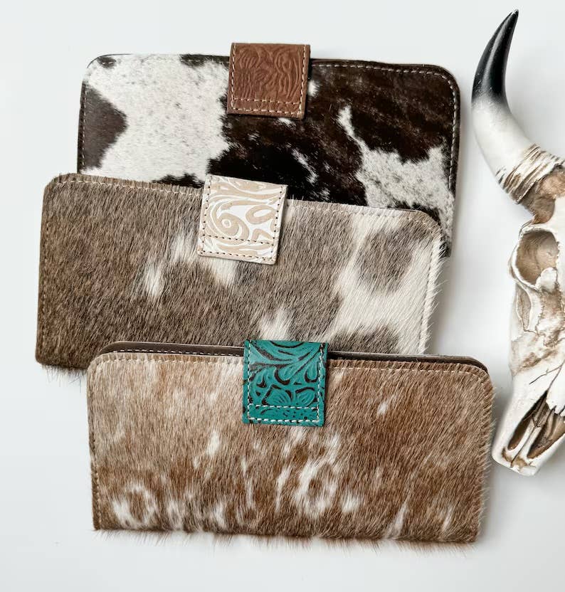 Boho Ranch Shop - Wholesale Wallet - Women's - Western Floral Leather Tooled Wallet3