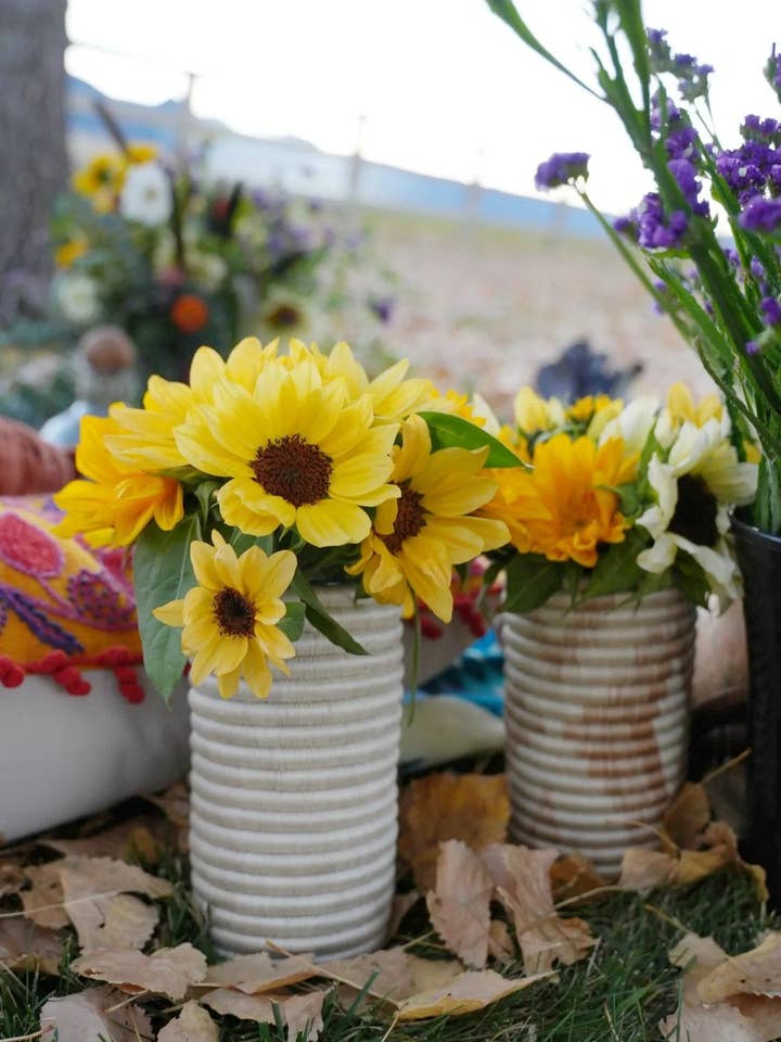 White Light Flower Vase for wholesale by Bought Beautifully