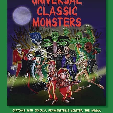 Books by splitShops - Wholesale Humor - The Animated Universal Classic Monsters - Paperback