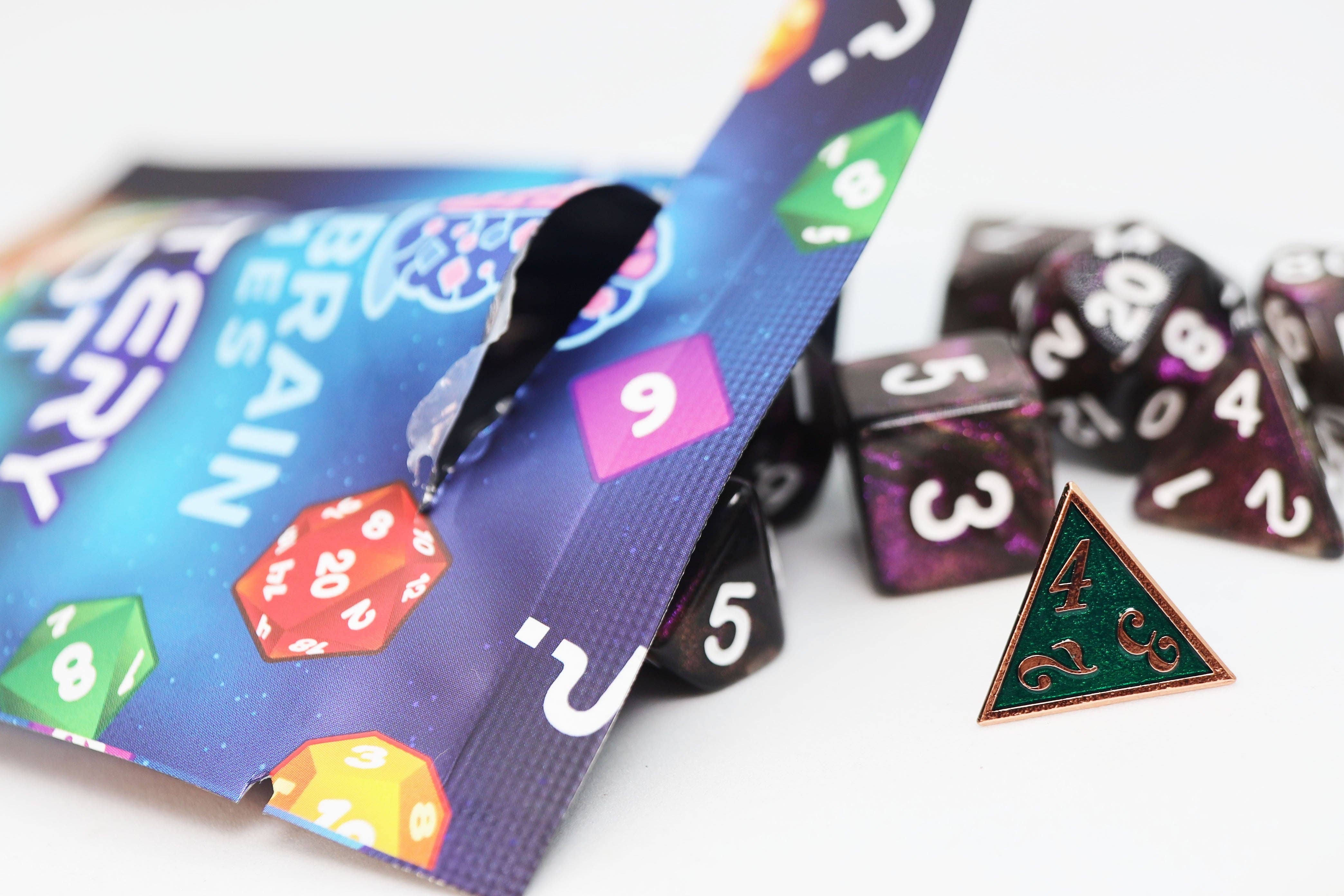 Foam Brain Games - Wholesale Dice - Mystery Loot: Plastic RPG Dice Set & Bonus Metal Die17