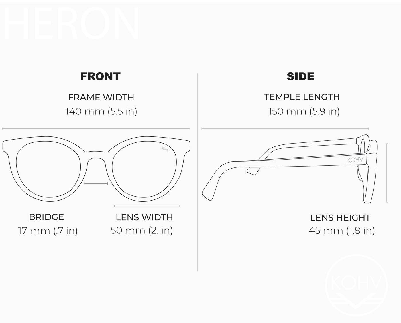 Kohv Eyewear - Wholesale Sunglasses - Women's - HERON LATTE TORTOISE Polarized Round Fashion Sunglasses5