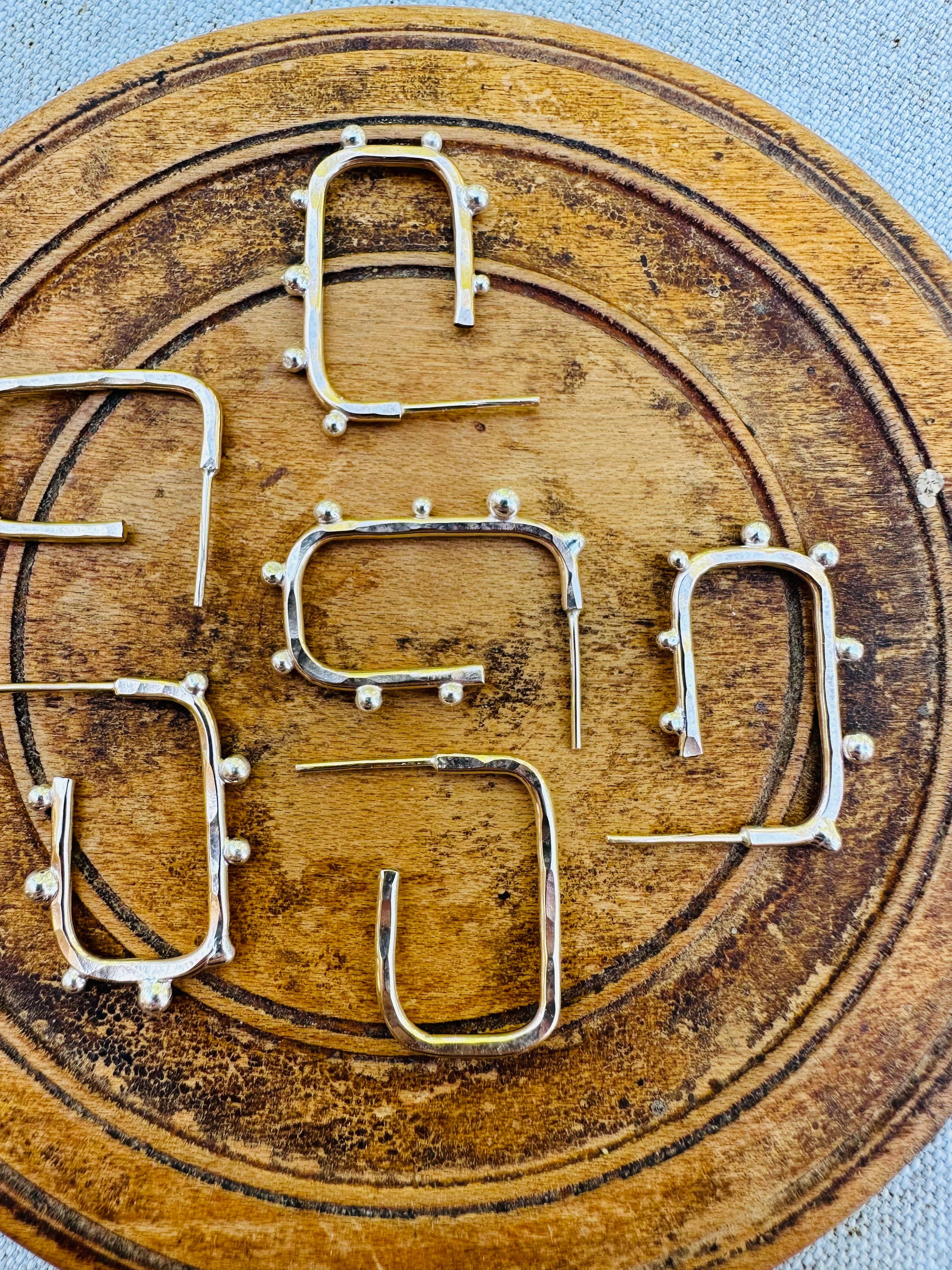 Notions of Lovely - Wholesale Hoop Earrings - Roma Hoops ~ 14k Gold Fill & Sterling Silver2