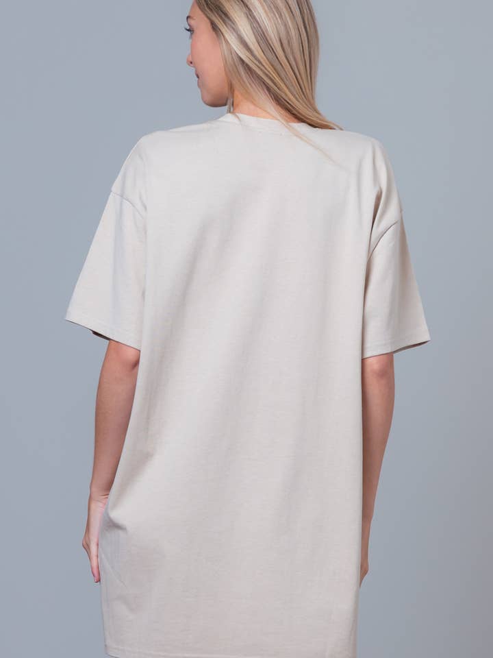 TAUPE BD20310P-FULL EMBROIDERY SHIRT DRESS for wholesale on Faire4