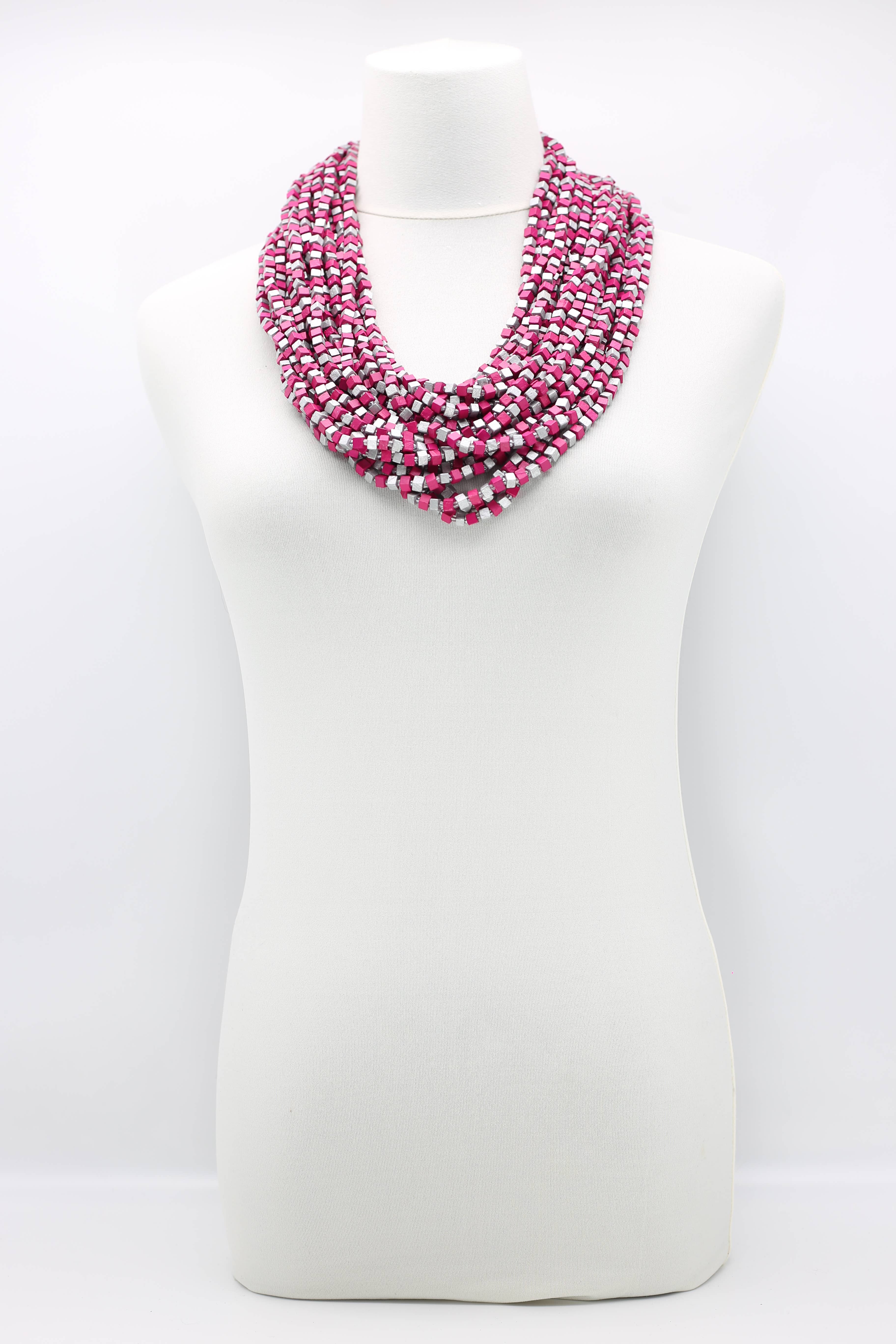 Jianhui London – Engroshandel Perlehalskæde – Den næste Pashmina halskæde Træperler - Mosaic Art32