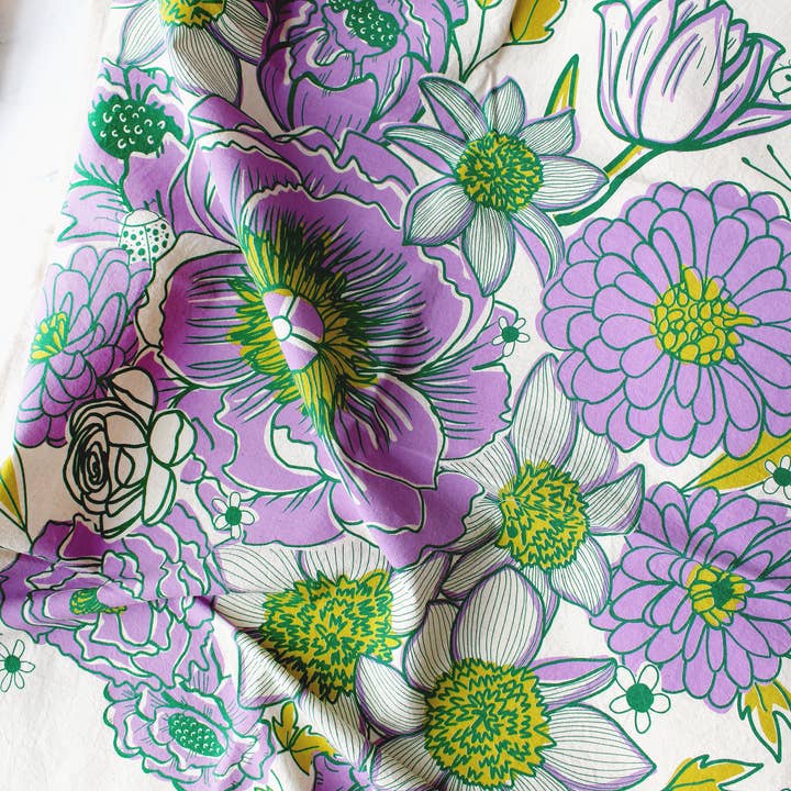 Calhoun & Co. - Wholesale Tea Towel - Dream Garden Tea Towel
