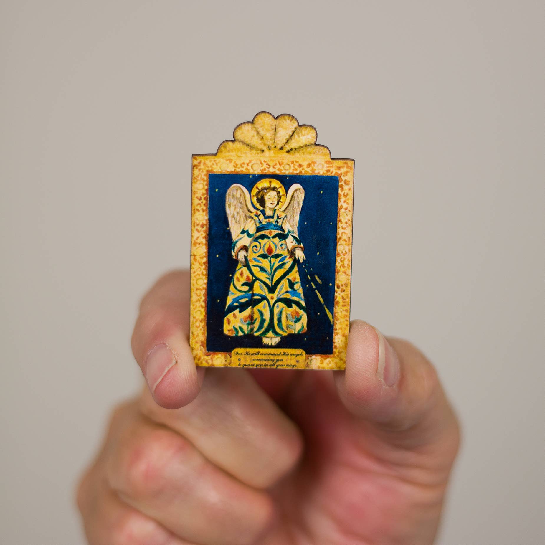 Lynn Garlick Retablos - Wholesale Painting/Drawing - Guardian Angel - Protection and Guidance1