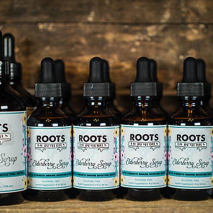 ELDERBERRY SYRUP DROPS (EXTRA STRENGTH/HIGHLY CONCENTRATED) for wholesale by Roots To Remedies
