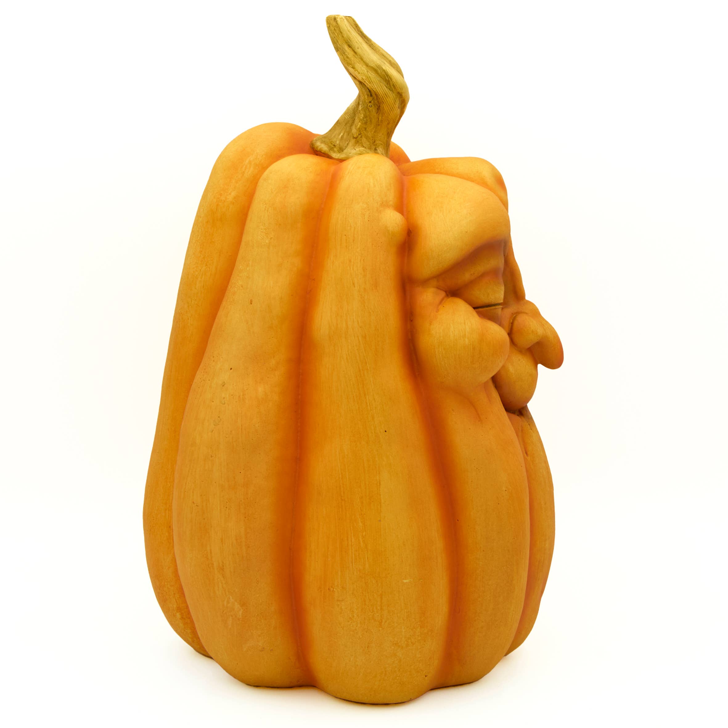 Roman - Wholesale Decorative Figurine - Pumpkin with Old Man Face1