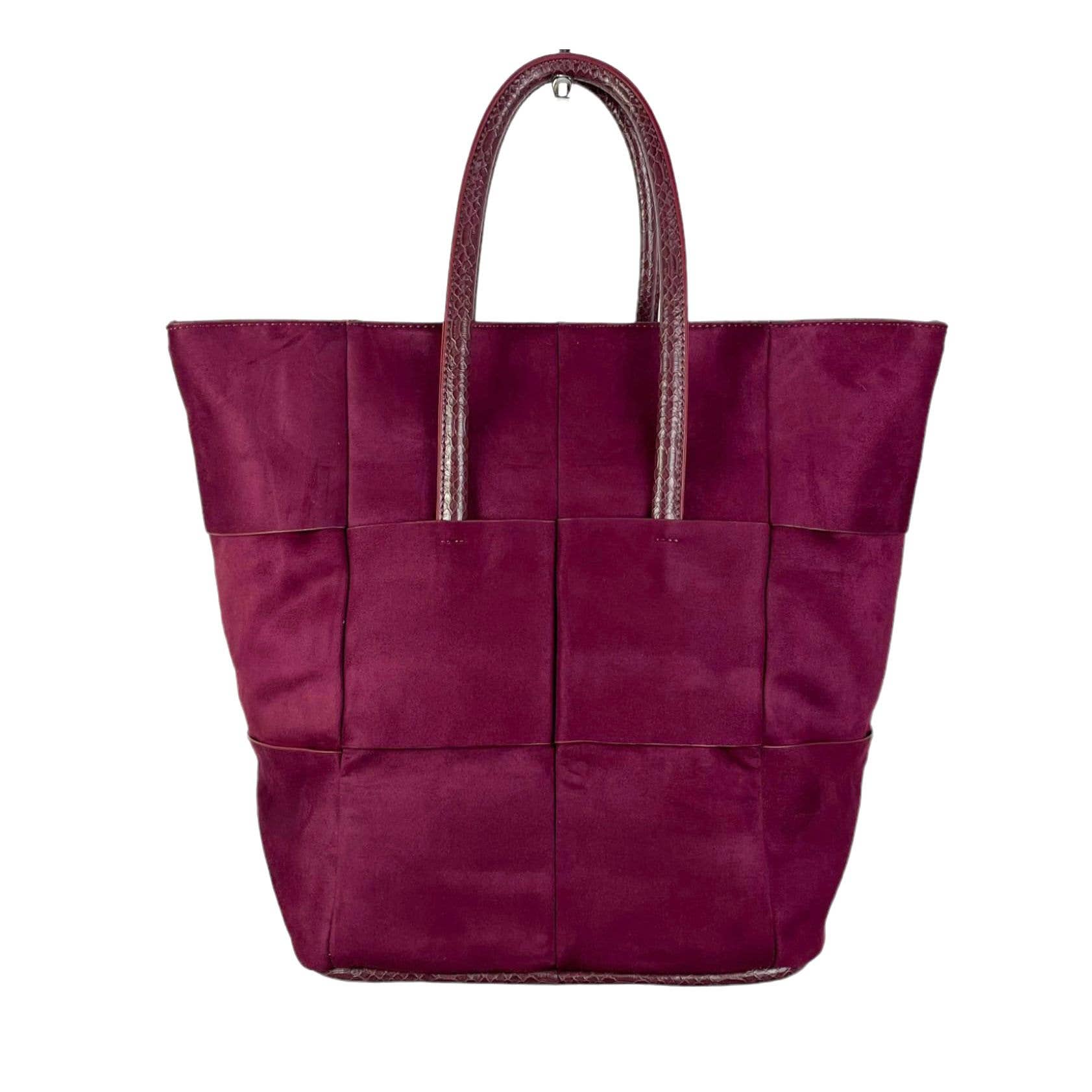 Chenson & Gorett - Wholesale Tote Bag - Women's - Large Velvet Bag with Large Capacity and Square Design1