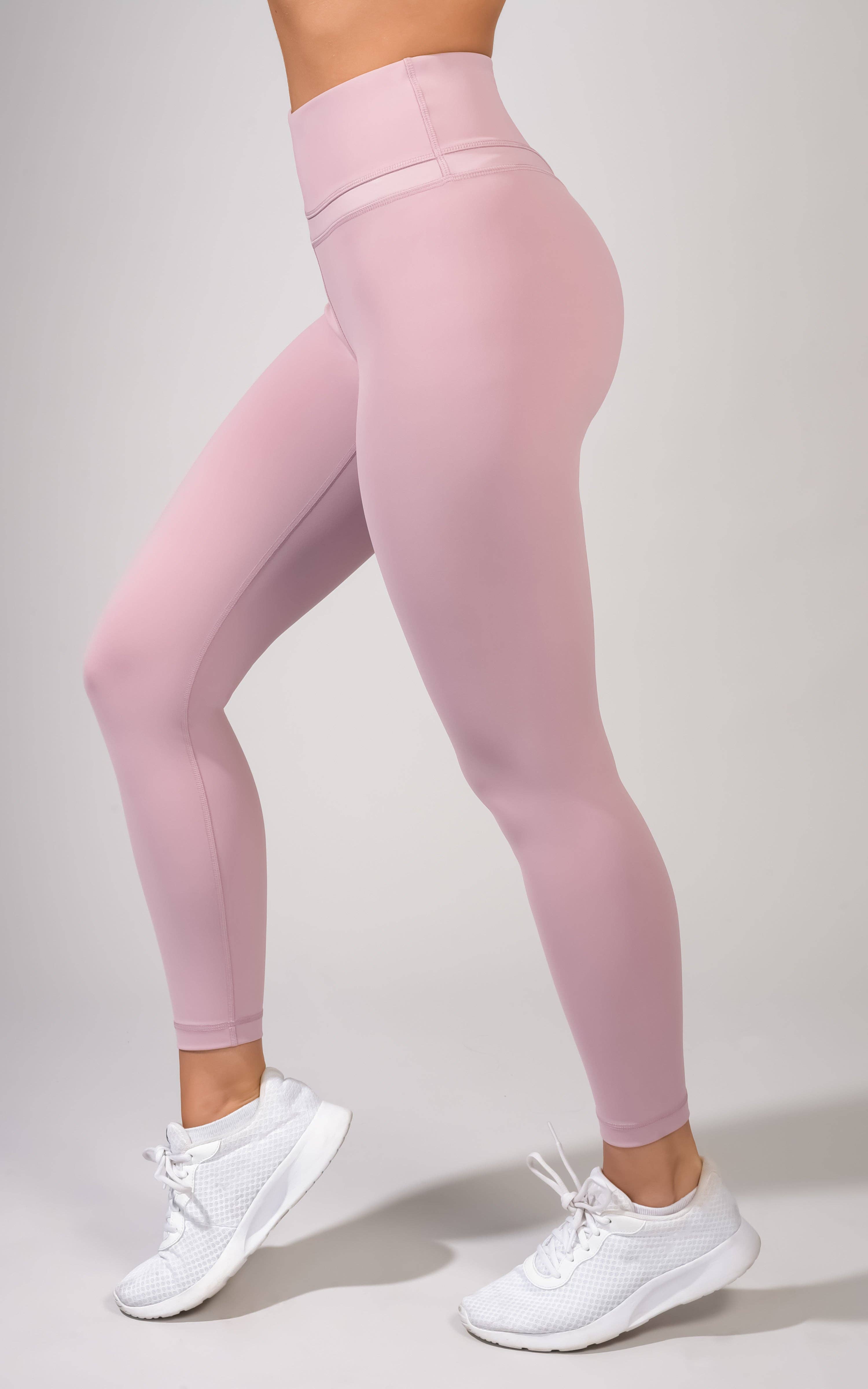 90 Degree by Reflex & Yogalicious - Wholesale Athletic/Lounge Leggings - Women's - "Bootyful" brand Interlink V-Back Cire High Rise 7/8 Ankle L2